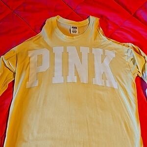 PINK Victoria's Secret - Oversized Off Shoulder Tee sxSmall